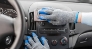 Interior car detailing for dash and trim